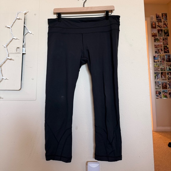 lululemon athletica Pants - Lululemon Athletica Black Crop Leggings